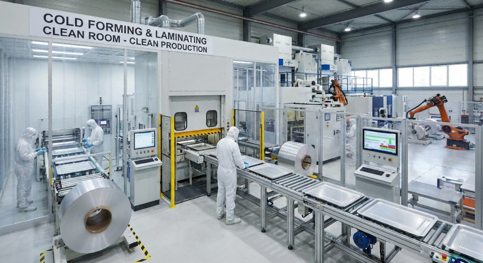 洁净厂房与生产线